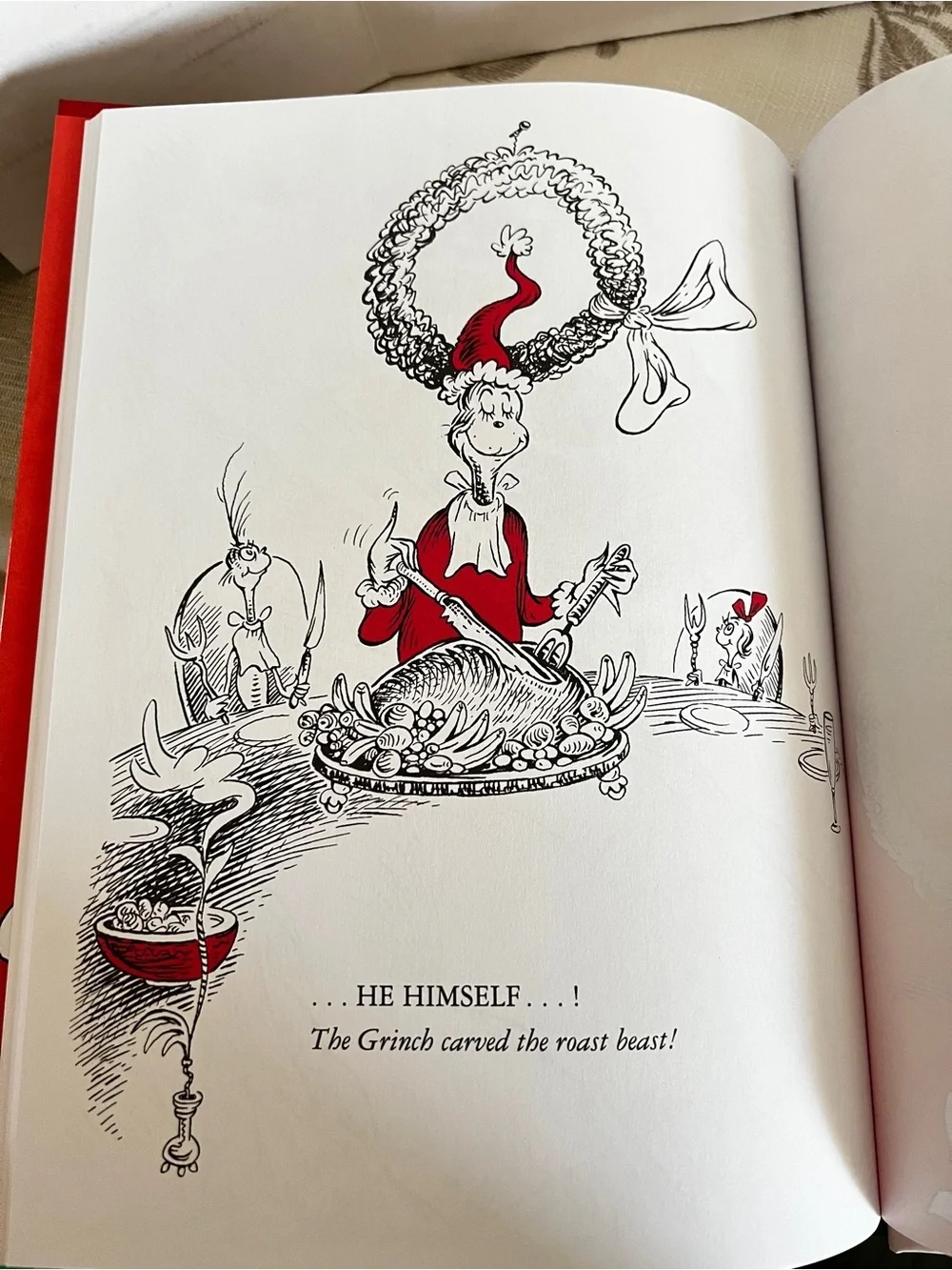How the Grinch Stole Christmas! hardcover book by Dr. Seuss Size 11” x 8”